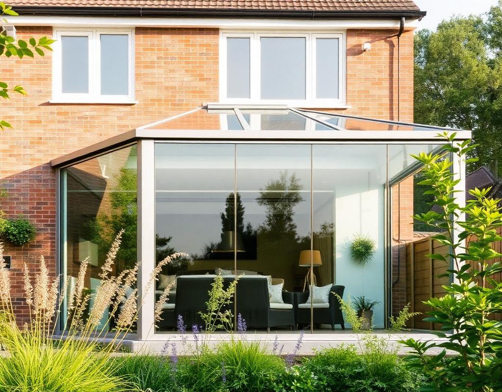 Glass veranda